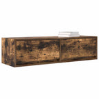 vidaXL TV-Schränk Räuchereiche 100 x 31 x 25,5 cm Holzwerkstoff