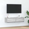 vidaXL TV-Schränk Grau Sonoma 100 x 31 x 25,5 cm Holzwerkstoff