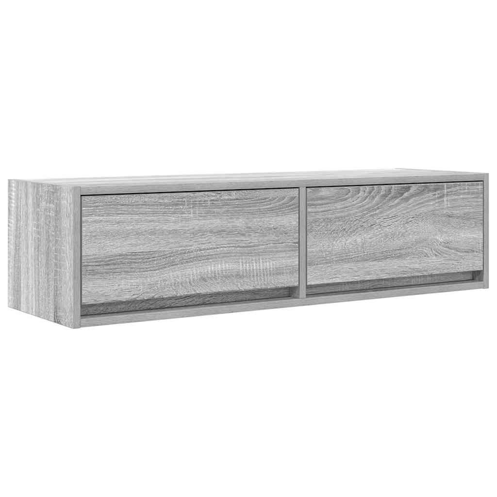 vidaXL TV-Schränk Grau Sonoma 100 x 31 x 25,5 cm Holzwerkstoff