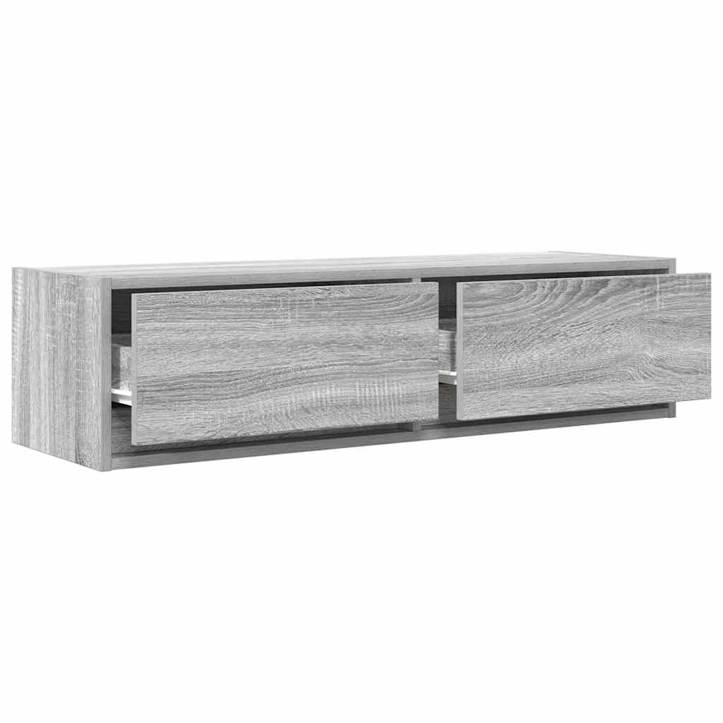 vidaXL TV-Schränk Grau Sonoma 100 x 31 x 25,5 cm Holzwerkstoff
