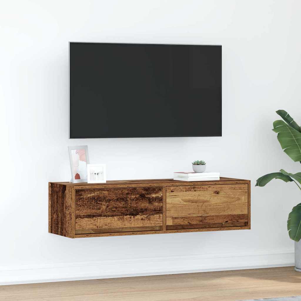 vidaXL TV-Schränk Altholz 100 x 31 x 25,5 cm Holzwerkstoff