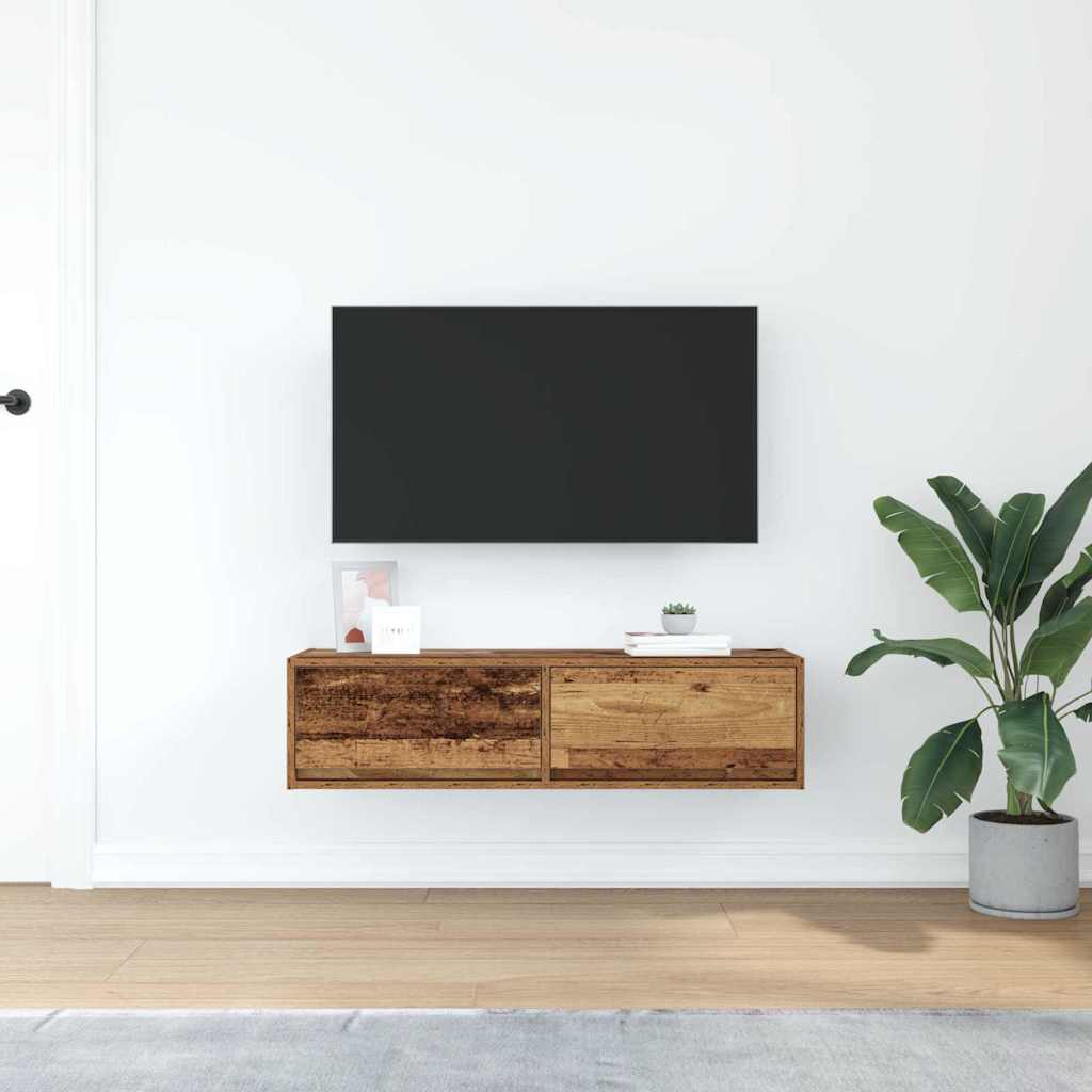 vidaXL TV-Schränk Altholz 100 x 31 x 25,5 cm Holzwerkstoff