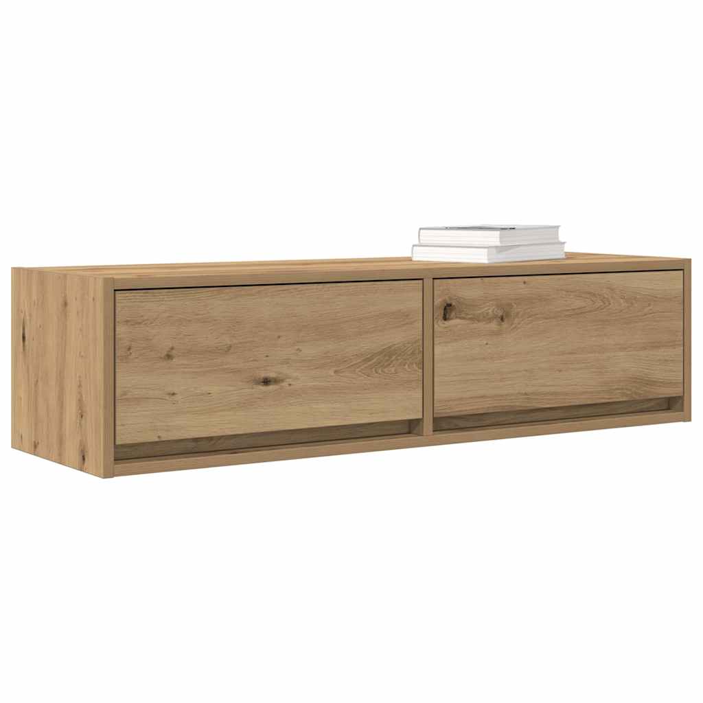 vidaXL TV-Schränk Artisan-Eiche 100 x 31 x 25,5 cm Holzwerkstoff