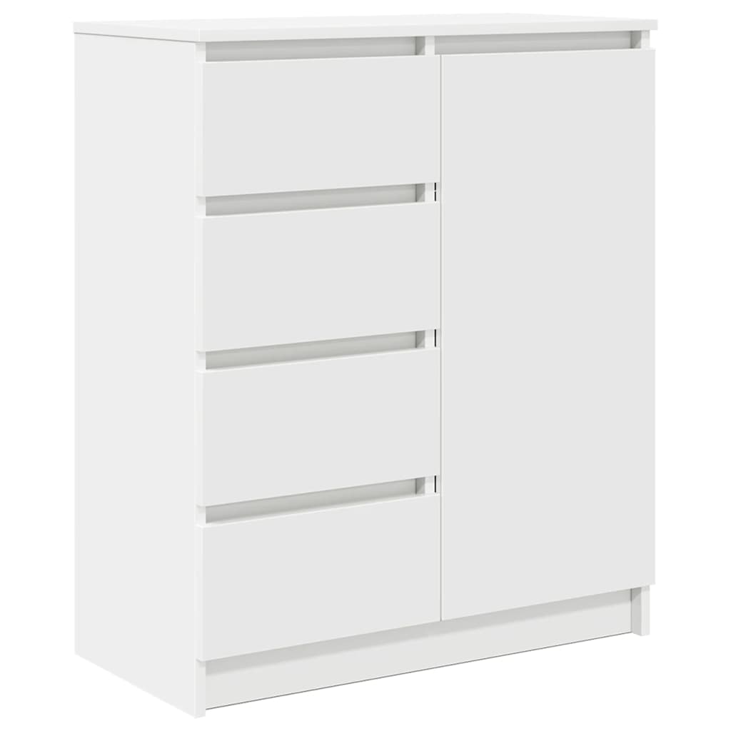 vidaXL Sideboard mit Schubladen Weiß 71x35x84 cm Holzwerkstoff