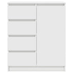 vidaXL Sideboard mit Schubladen Weiß 71x35x84 cm Holzwerkstoff