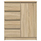 vidaXL Sideboard mit Schubladen Sonoma-Eiche 71x35x84 cm Holzwerkstoff