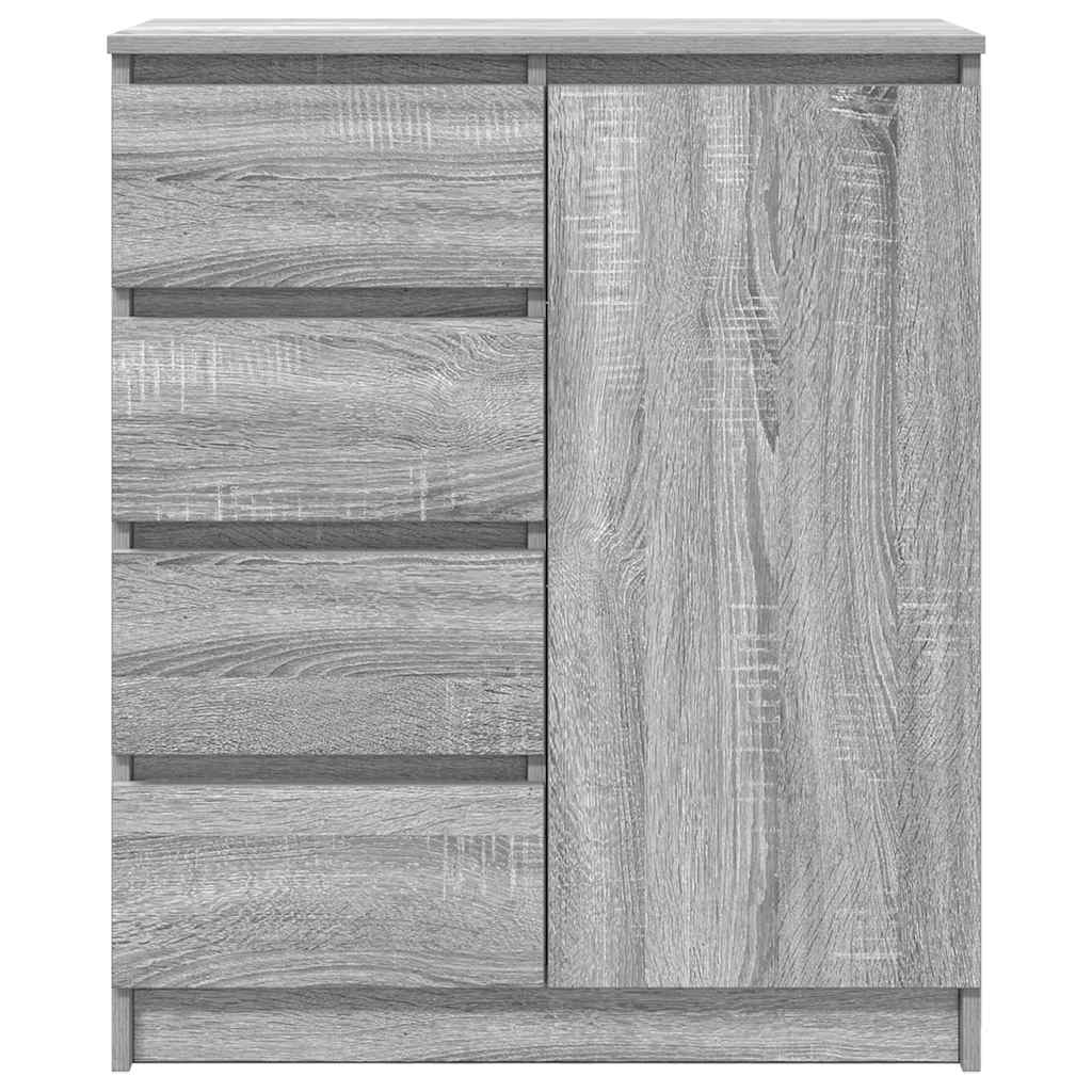 vidaXL Sideboard mit Schubladen Grau Sonoma 71x35x84 cm Holzwerkstoff