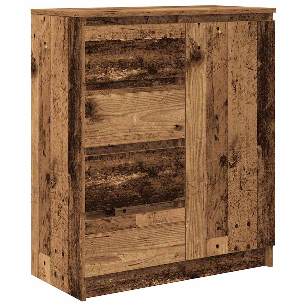 vidaXL Sideboard mit Schubladen Altholz-Optik 71x35x84cm Holzwerkstoff