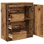 vidaXL Sideboard mit Schubladen Altholz-Optik 71x35x84cm Holzwerkstoff