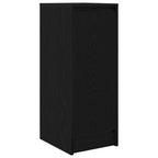 vidaXL Sideboard Schwarz Eichen-Optik 29,5x34x76 cm Holzwerkstoff