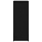 vidaXL Sideboard Schwarz Eichen-Optik 29,5x34x76 cm Holzwerkstoff