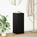 vidaXL Sideboard Schwarz Eichen-Optik 29,5x34x76 cm Holzwerkstoff