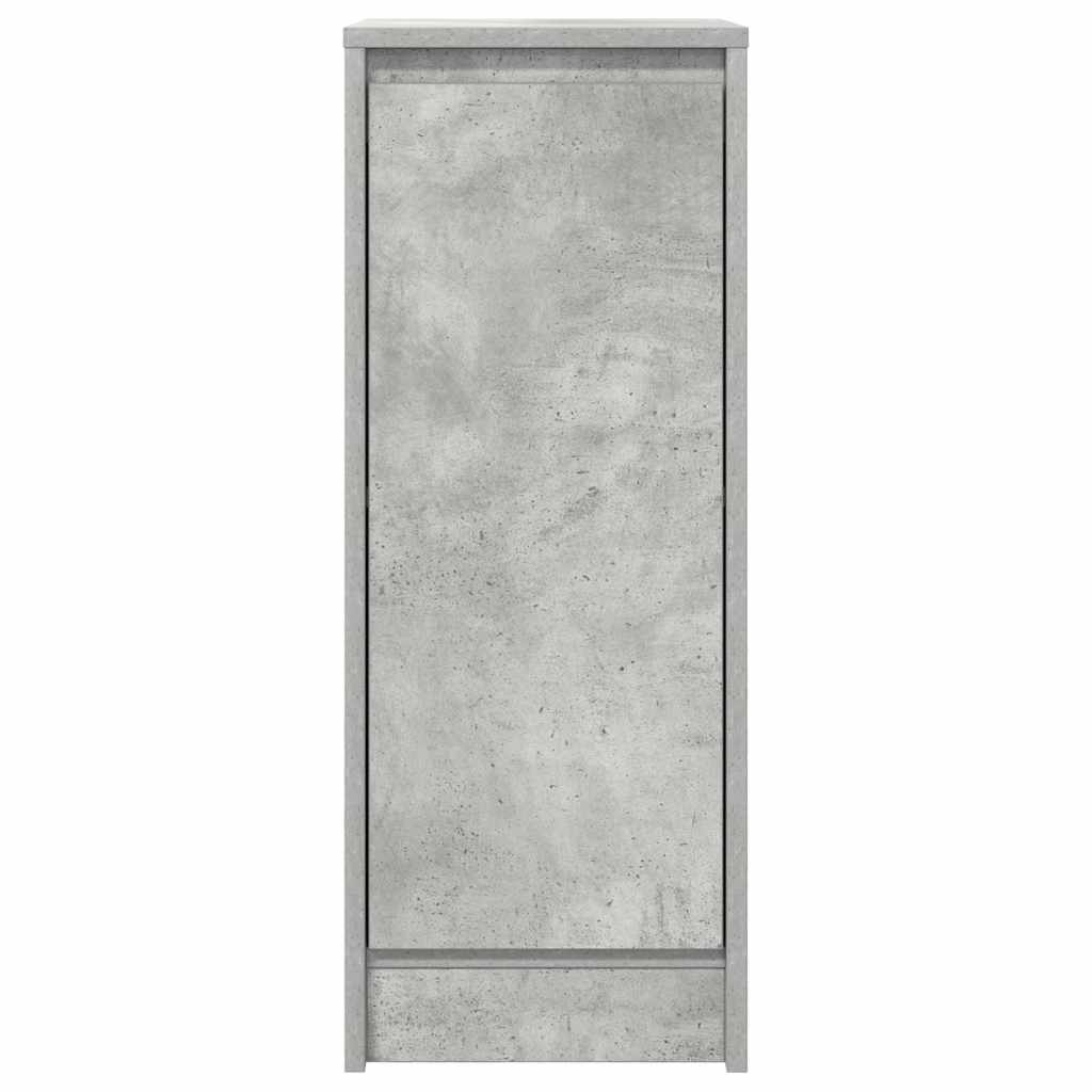 vidaXL Sideboard Betongrau 29,5x34x76 cm Holzwerkstoff