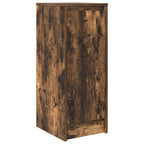 vidaXL Sideboard Räuchereiche 29,5x34x76 cm Holzwerkstoff