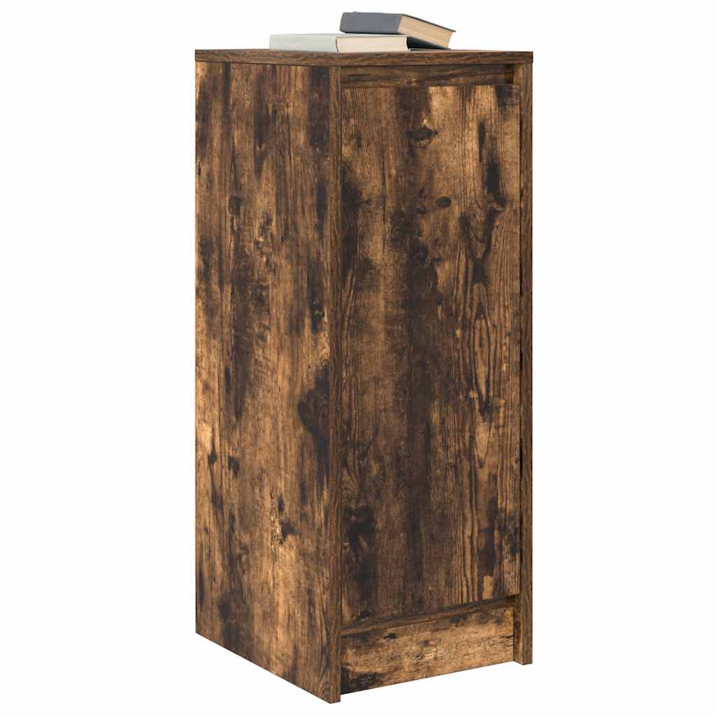 vidaXL Sideboard Räuchereiche 29,5x34x76 cm Holzwerkstoff