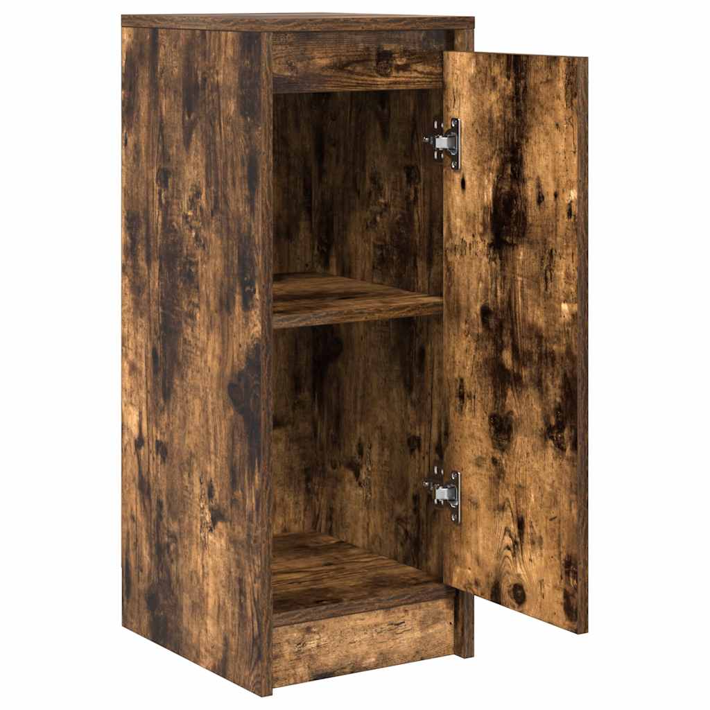 vidaXL Sideboard Räuchereiche 29,5x34x76 cm Holzwerkstoff