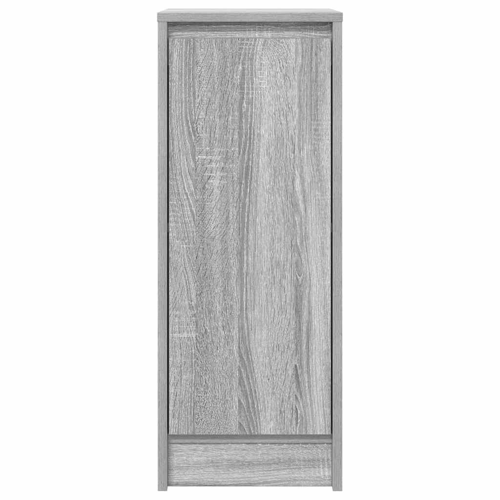 vidaXL Sideboard Grau Sonoma 29,5x34x76 cm Holzwerkstoff