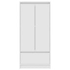 vidaXL Schrank mit Schublade Weiß 55,5x34x119,5 cm Holzwerkstoff