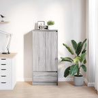 vidaXL Schrank mit Schublade Grau Sonoma 55,5x34x119,5cm Holzwerkstoff