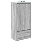 vidaXL Schrank mit Schublade Grau Sonoma 55,5x34x119,5cm Holzwerkstoff