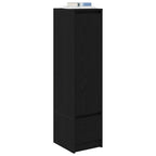 vidaXL Highboard Schwarz Eichen-Optik 29,5x34x119,5 cm Holzwerkstoff