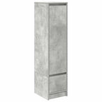 vidaXL Highboard Betongrau 29,5x34x119,5 cm Holzwerkstoff