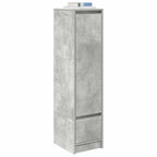 vidaXL Highboard Betongrau 29,5x34x119,5 cm Holzwerkstoff