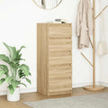 vidaXL Sideboard mit Schubladen Sonoma-Eiche 37,5x35x99 cm