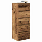 vidaXL Sideboard mit Schubladen Altholz-Optik 37,5x35x99 cm
