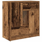 vidaXL Sideboard mit Schubladen und Türen Altholz-Optik 70,5x34x74,5cm