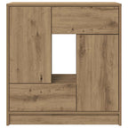 vidaXL Sideboard mit Schubladen und Türen Artisan-Eiche 70,5x34x74,5cm