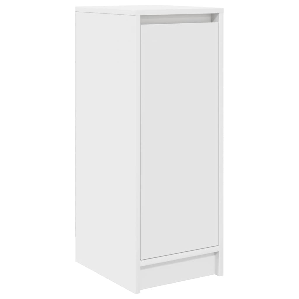 vidaXL Schuhschrank Weiß 29,5x34x76 cm Holzwerkstoff