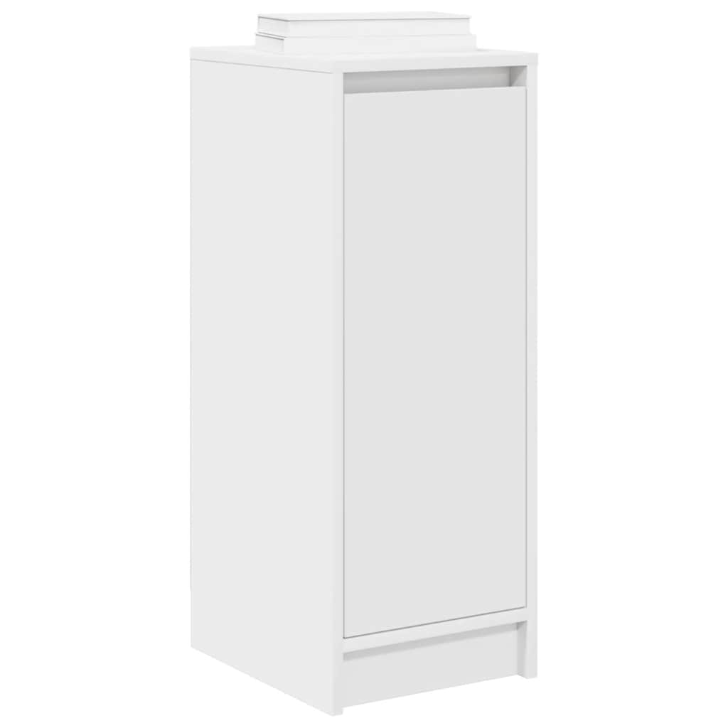 vidaXL Schuhschrank Weiß 29,5x34x76 cm Holzwerkstoff