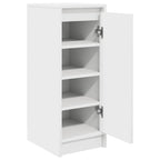 vidaXL Schuhschrank Weiß 29,5x34x76 cm Holzwerkstoff
