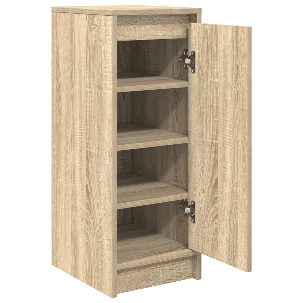 vidaXL Schuhschrank Sonoma-Eiche 29,5x34x76 cm Holzwerkstoff