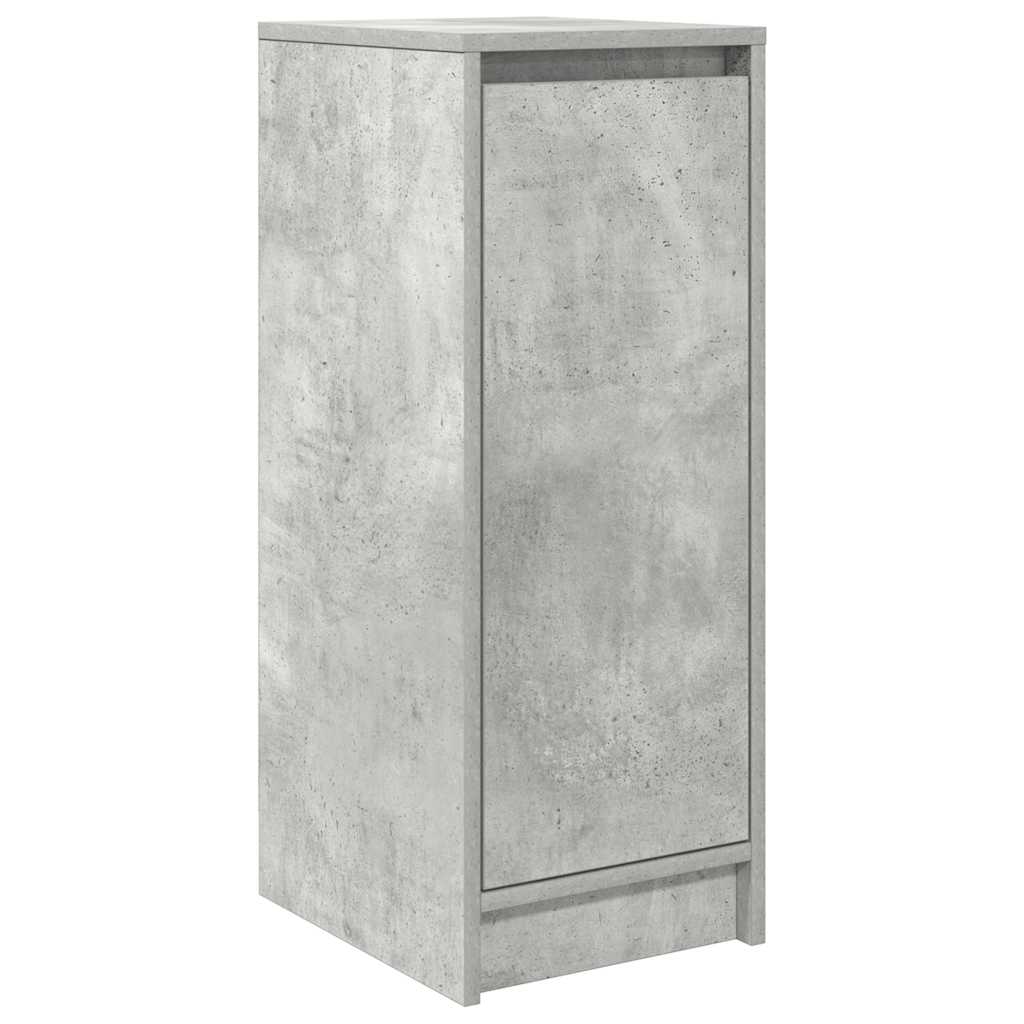 vidaXL Schuhschrank Betongrau 29,5x34x76 cm Holzwerkstoff