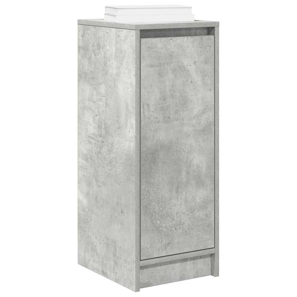 vidaXL Schuhschrank Betongrau 29,5x34x76 cm Holzwerkstoff