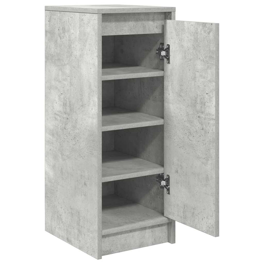 vidaXL Schuhschrank Betongrau 29,5x34x76 cm Holzwerkstoff