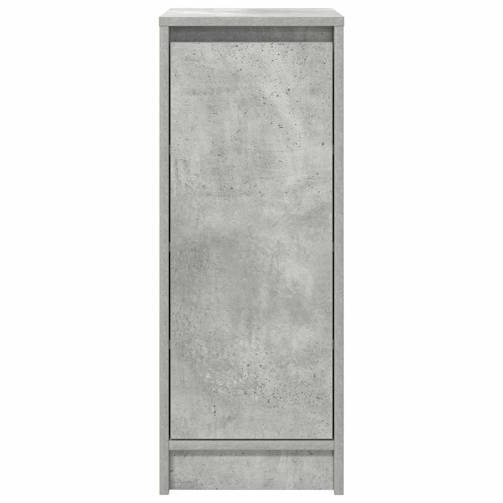 vidaXL Schuhschrank Betongrau 29,5x34x76 cm Holzwerkstoff