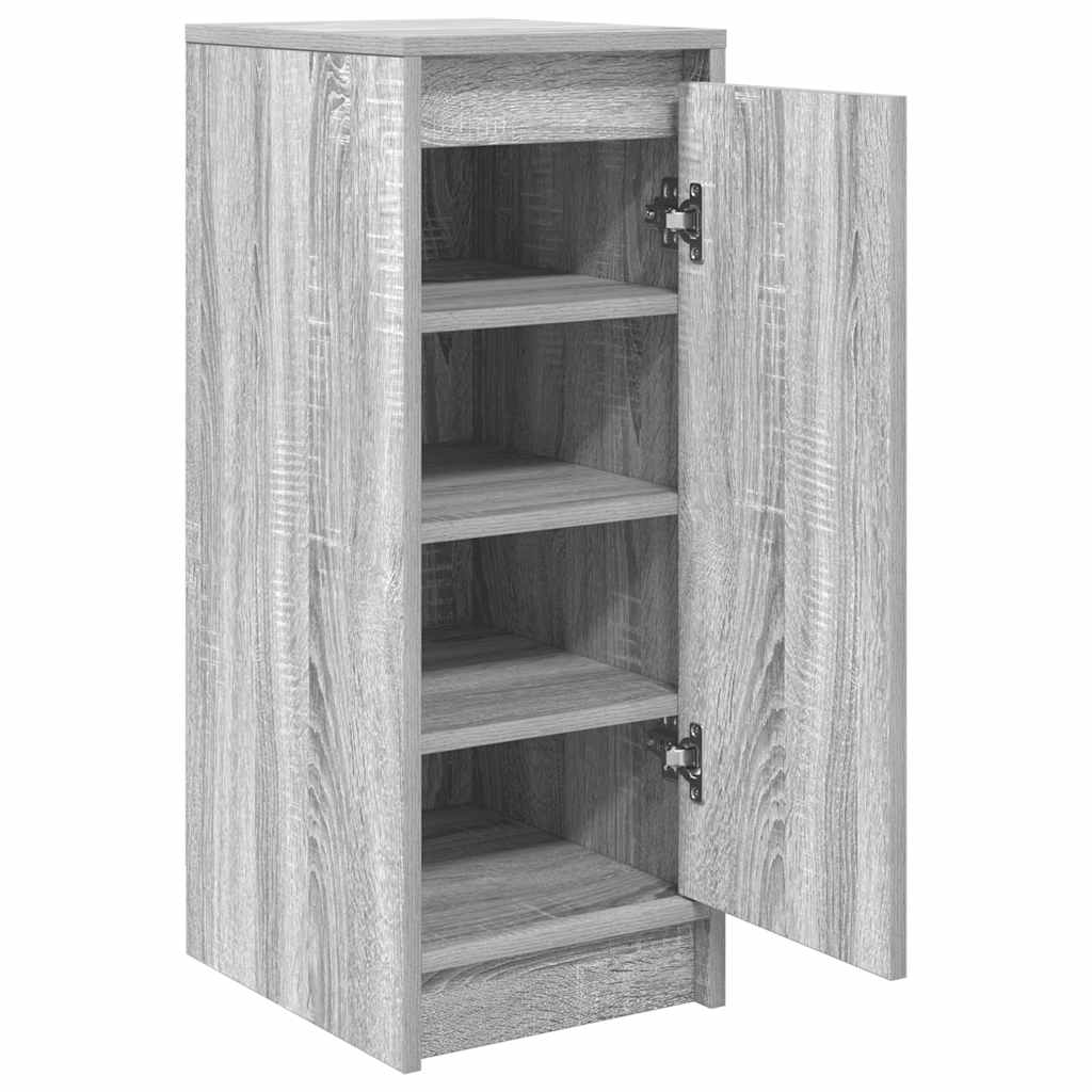vidaXL Schuhschrank Grau Sonoma 29,5x34x76 cm Holzwerkstoff