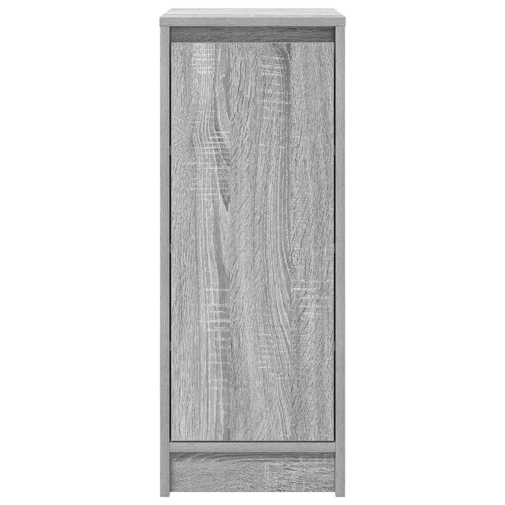 vidaXL Schuhschrank Grau Sonoma 29,5x34x76 cm Holzwerkstoff