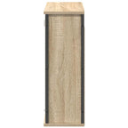vidaXL Bad-Wandschrank mit Spiegel Sonoma-Eiche 60x21x60 cm