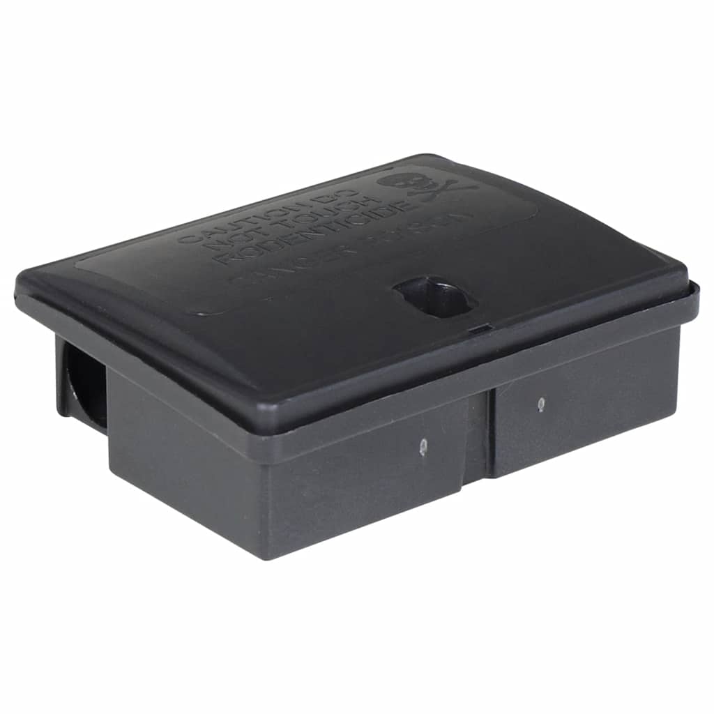 vidaXL Mausefallen 5 Stk. Schwarz 13x10x4 cm