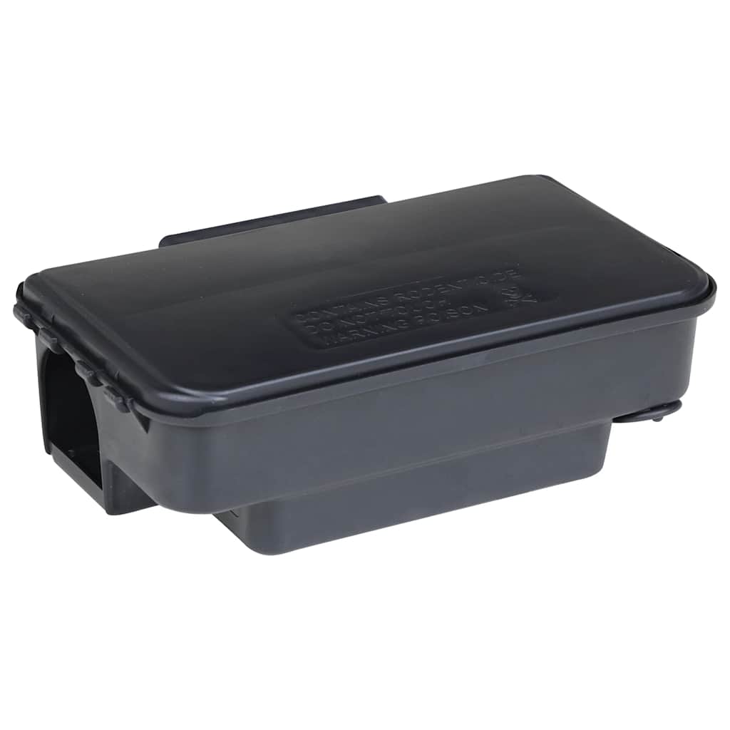 vidaXL Mausefallen 4 Stk. Schwarz 22x12,5x7,5 cm