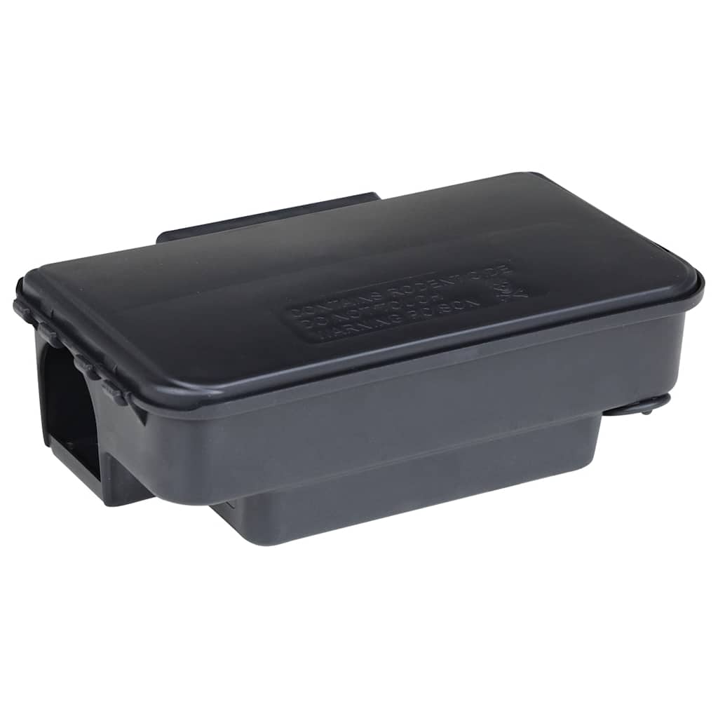 vidaXL Mausefallen 6 Stk. Schwarz 22x12,5x7,5 cm