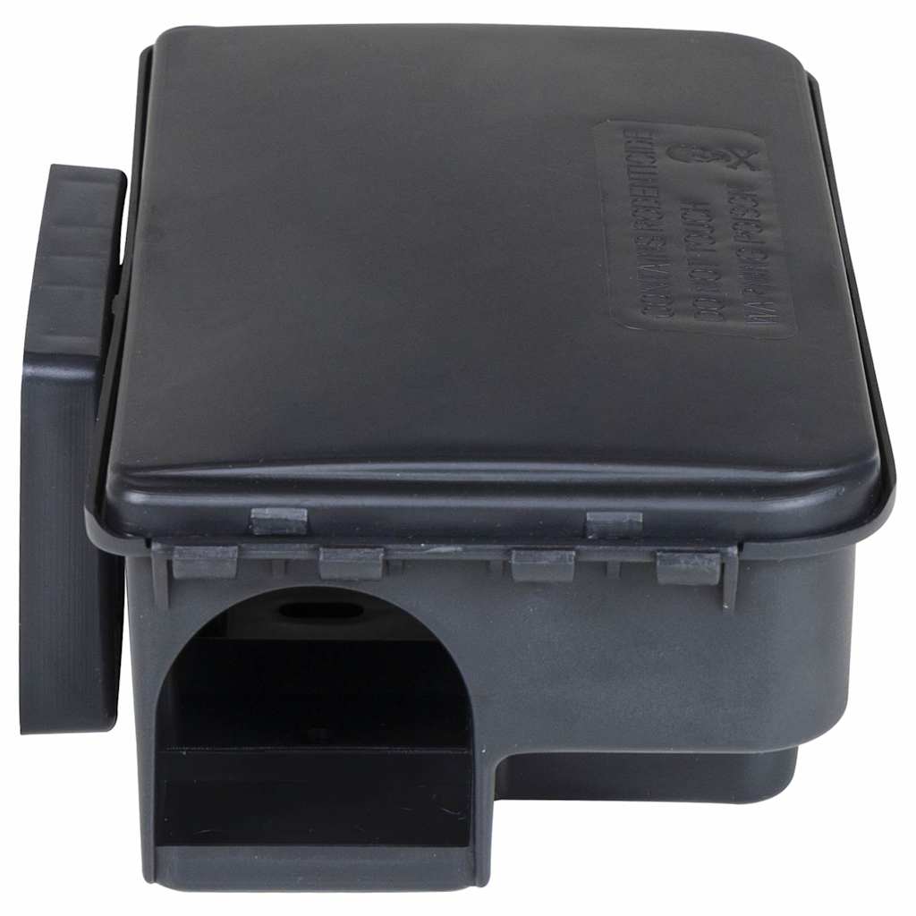 vidaXL Mausefallen 12 Stk. Schwarz 22x12,5x7,5 cm