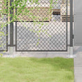 vidaXL Pfostenträger Quadratisch 4Stk. Silber 46x46mm Verzinkter Stahl