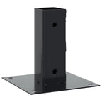 vidaXL Pfostenträger Quadrat 12 Stk. 46x46mm Pulverbeschichteter Stahl