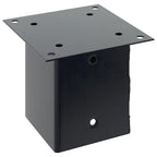 vidaXL Pfostenträger Quadrat 4 Stk. 101x101 mm Stahl Pulverbeschichtet