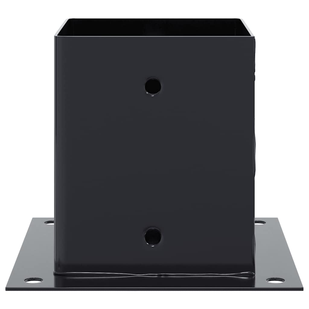 vidaXL Pfostenträger Quadrat 12 Stk. 101x101mm Stahl Pulverbeschichtet